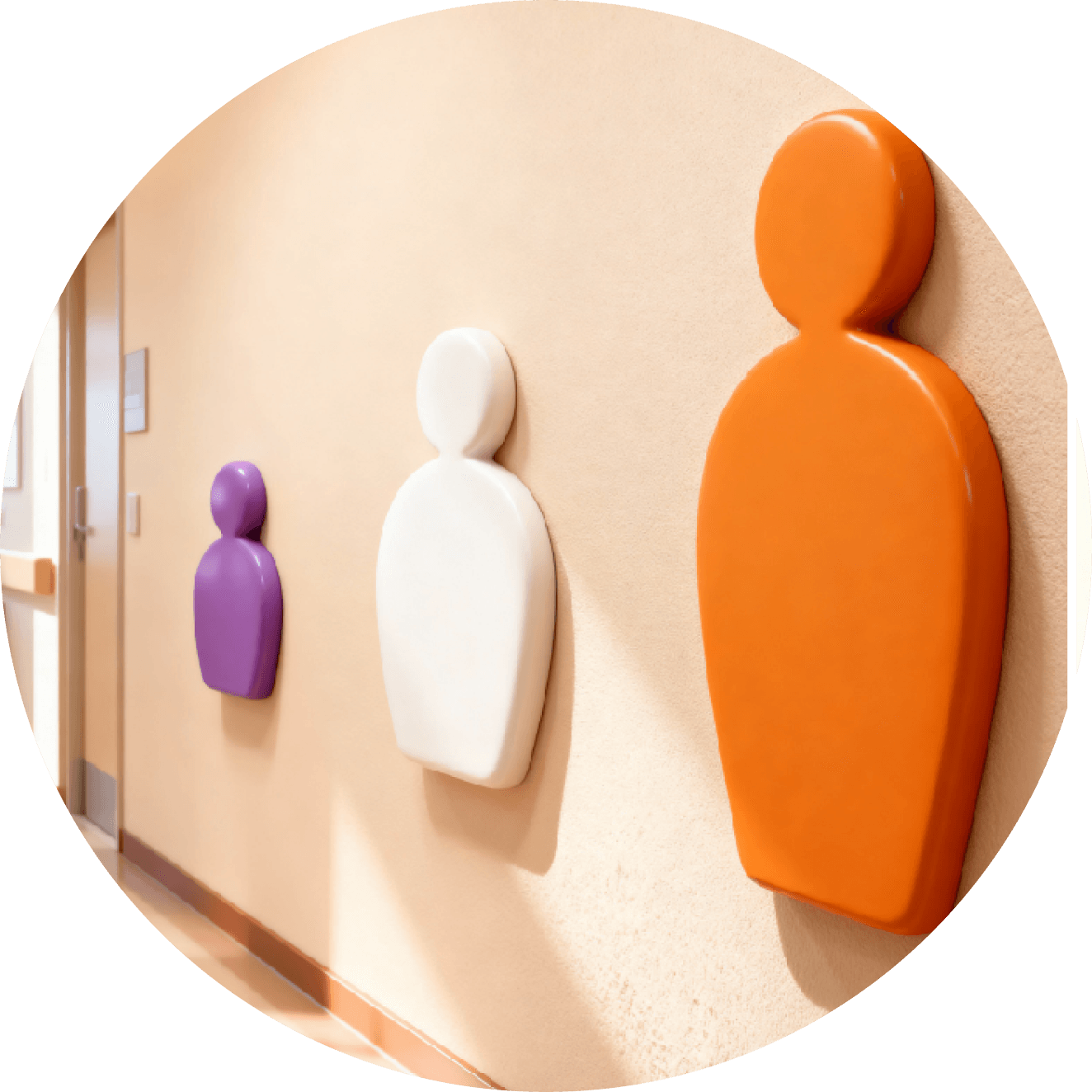 Modern Pluro fertility centre interior with reception and consultation areas